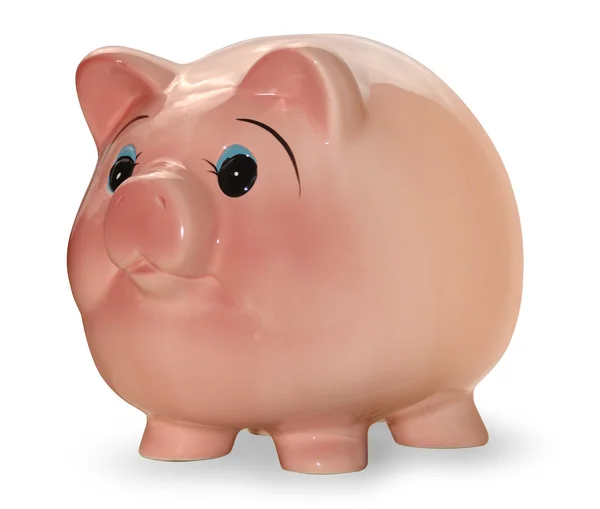 The piggy bank on white — Stock Photo, Image