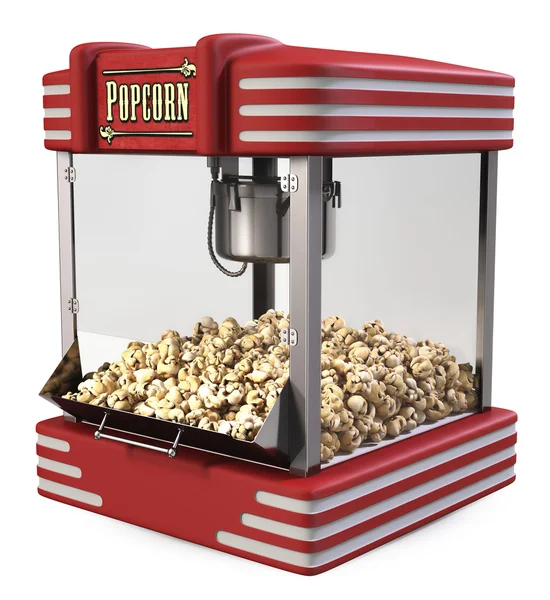 Retro popcorn maszyna — Zdjęcie stockowe