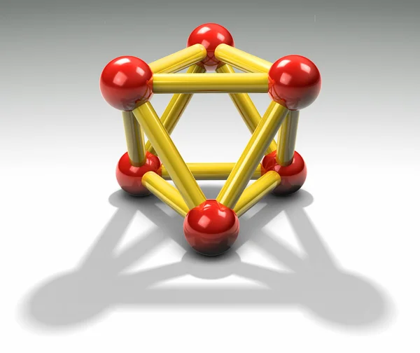 3D proton — Stockfoto