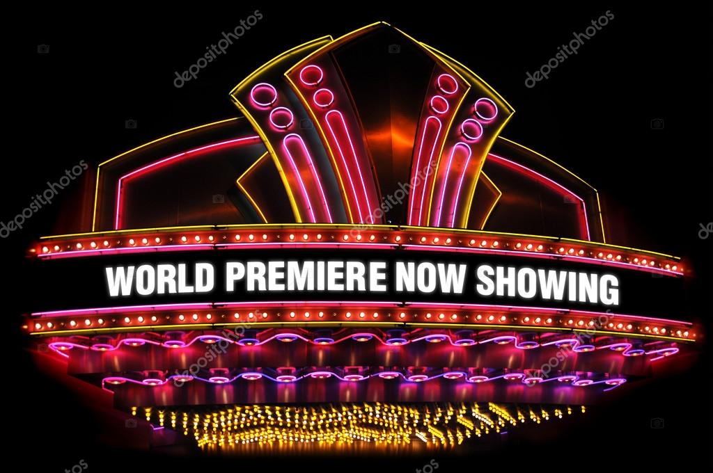 now showing marquee sign