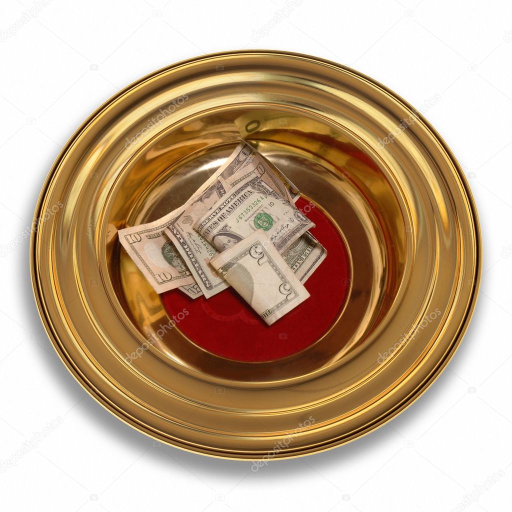 Offering Plate — Stock Photo © jamesgroup 13471746