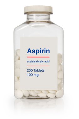 Aspirin şişe