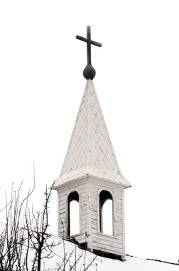 Old Country Church Steeple clipart