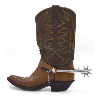 Cowboy Boot and Spur clipart