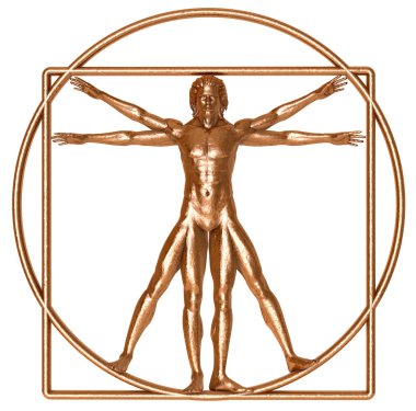 Bronz Vitruvius Adamı