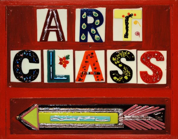 CLASE DE ARTE — Foto de Stock