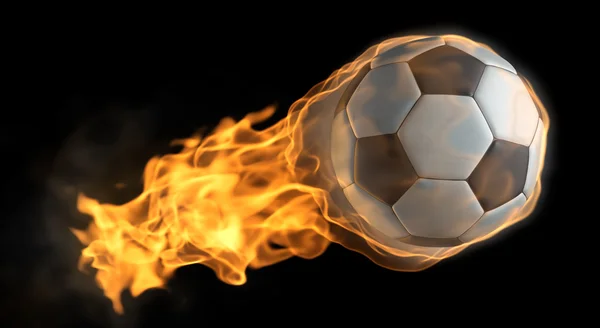 Beisebol flamejante — Fotografia de Stock