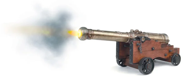 Canon firing — Stock Photo, Image