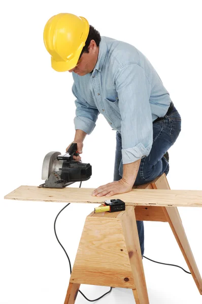 Contractor at Work — Stock Photo, Image