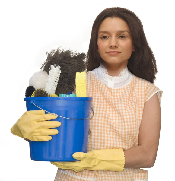 Cleaning Lady — Stock Photo, Image