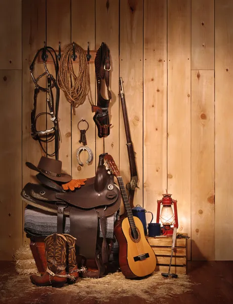 Cowboy stilleben — Stockfoto