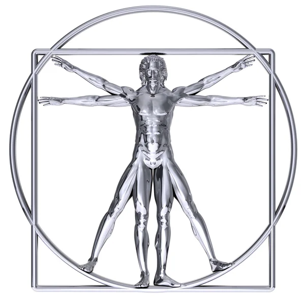 Vitruvian Man — Stock Photo, Image