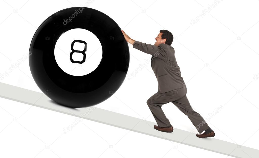 Behind the 8 ball
