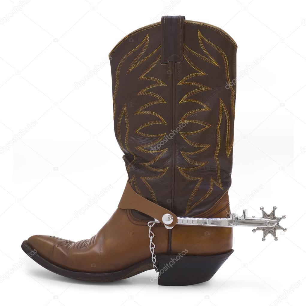Cowboy Boot and Spur