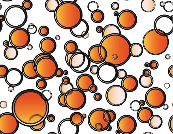 Güzel turuncu sorunsuz vektör arka plan şekilleri — Stok Vektör