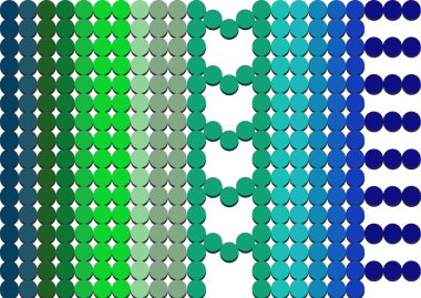 Retro vektör sorunsuz noktalar