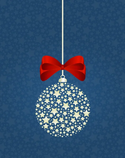クリスマスの装飾のベクトルの背景 — ストックベクタ