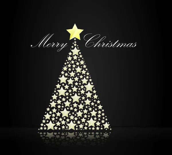 Merry Christmas tree — Stock Vector
