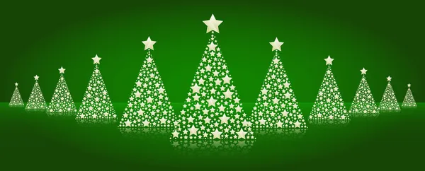 Noel ağaçları vektör hat