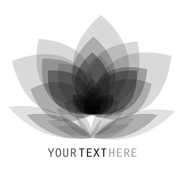 siyah beyaz vektör çiçek