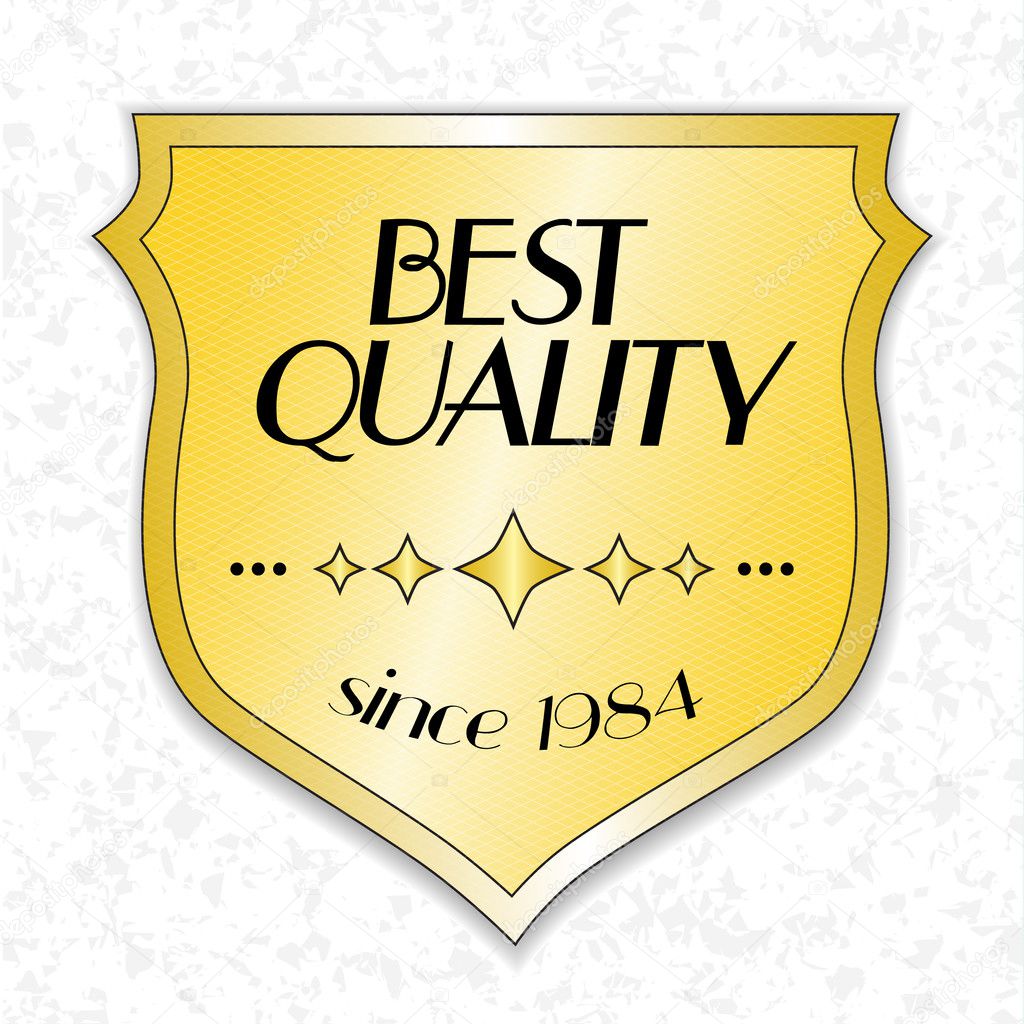 Gold vector best quality sticker