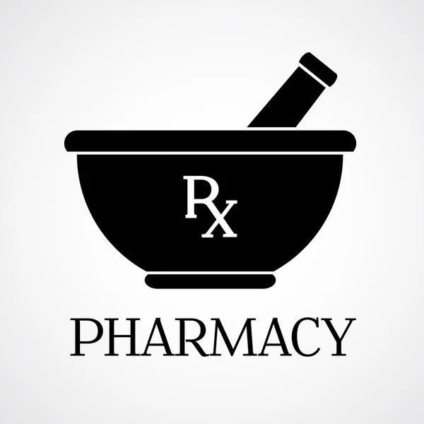 Pharmacy symbol mortar and pestle — Stock Photo © klaradohnalova