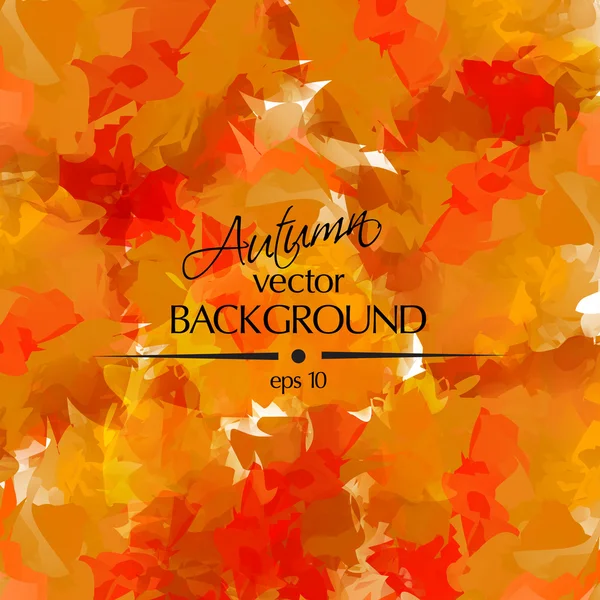 Colori autunno astratto sfondo vettoriale — Vettoriale Stock