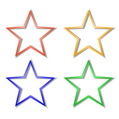 Noel yıldız, beyaz gölge kümesi