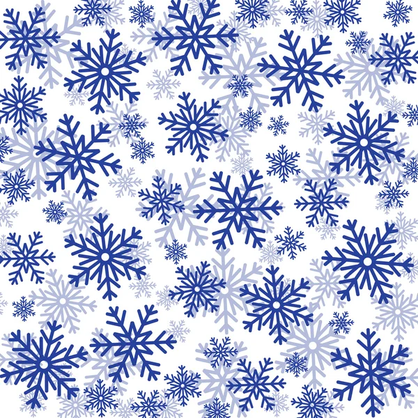 Flocons de neige faling fond vectoriel — Image vectorielle