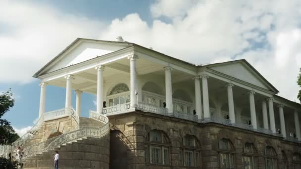 Kameron Gallery, Tsarskoe selo, St. Petersburg, Russia — Stock Footage Kameron Gallery, Tsarskoe selo, St. Petersburg, Russia Royalty Free Stock Footage