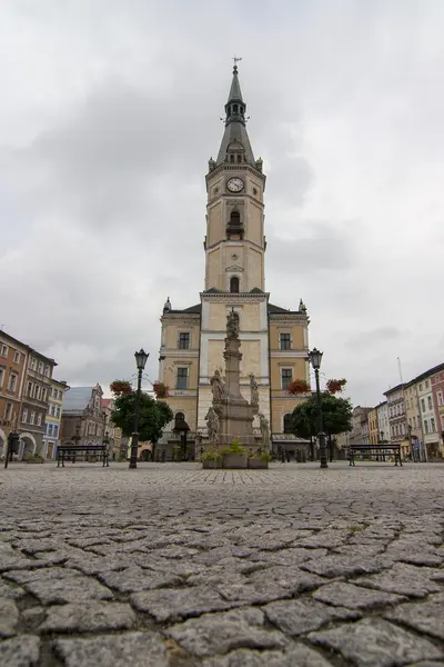 A városháza Ladek Zdroj — Stock Fotó