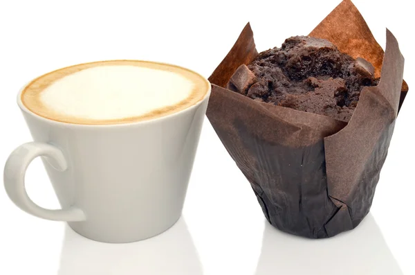 Kaffee und Muffin — Stockfoto