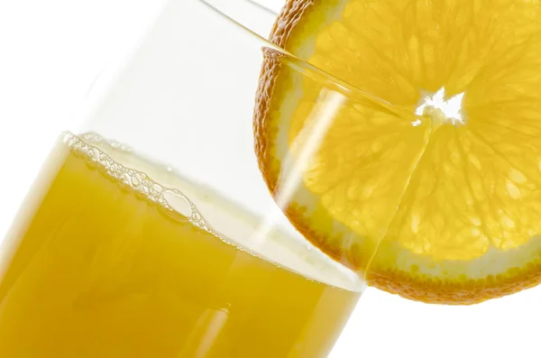 Närbild av apelsinjuice — Stockfoto