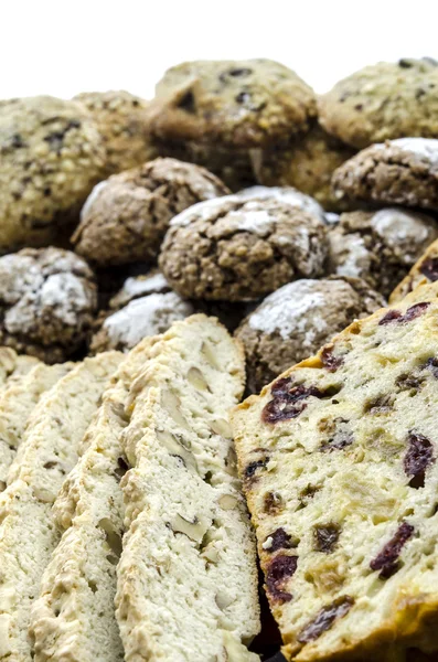 Různé soubory cookie closeup — Stock fotografie