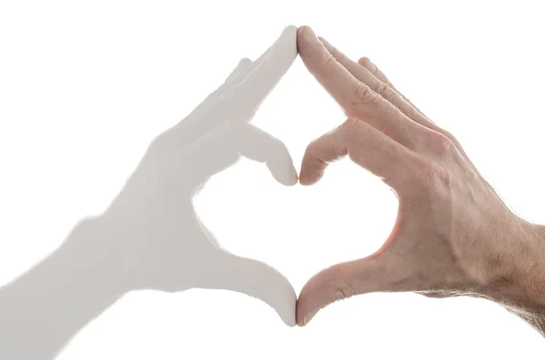 Making a heart shape — Stock Photo, Image