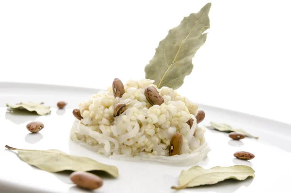 Sour turnip with millet and buckwheat — Stock Photo, Image