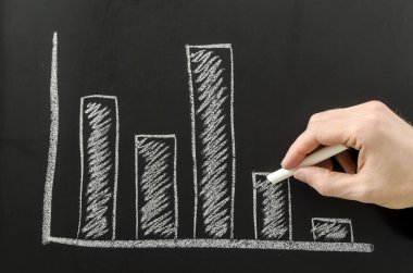 Erkek el resmi iş grafiği