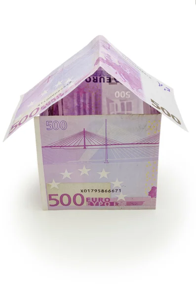 Haus aus Geld — Stockfoto