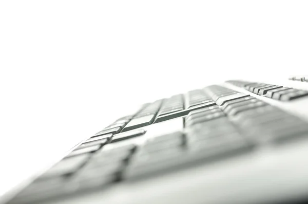 Side view of computer keyboard — Stock Photo, Image