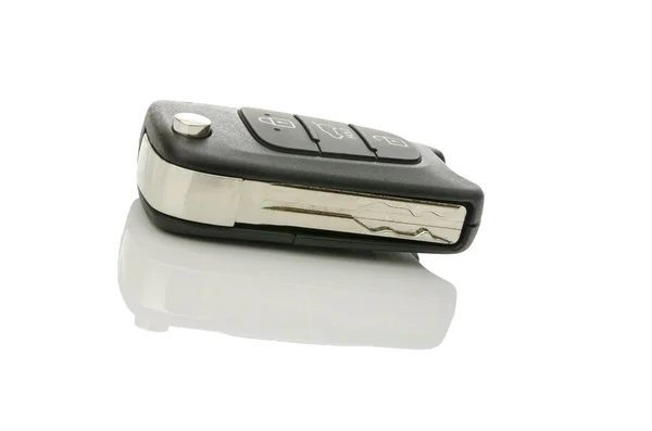 Car key isolated on white — Stock Photo, Image