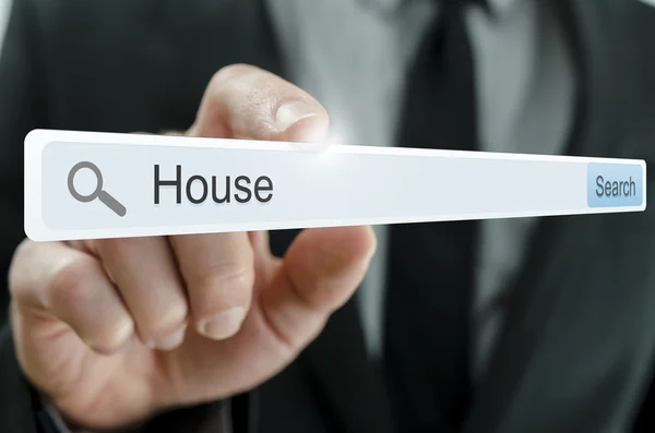 Word House written in search bar — Stock Photo, Image