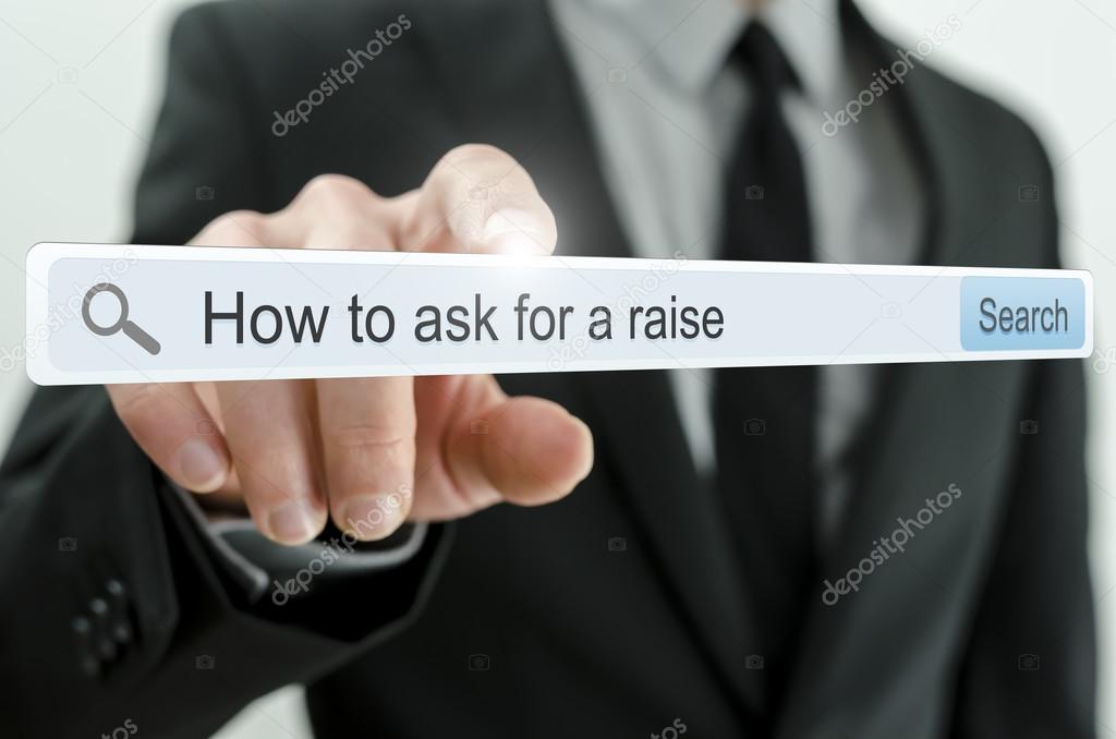 How to ask for a raise written in search bar