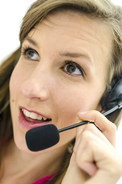 Portrait of young dispatcher — Stock Photo, Image