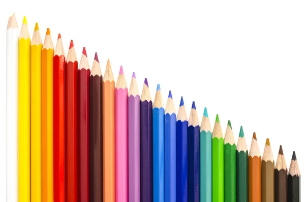 Assortment of color pencils — Stock Photo, Image