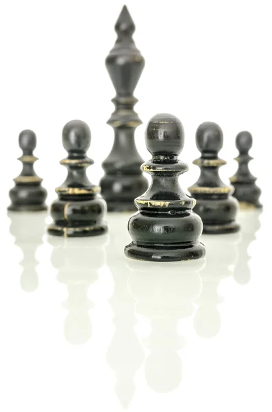 Figury szachowe — Zdjęcie stockowe