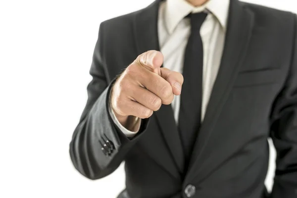 Hombre de negocios señalándote con el dedo —  Fotos de Stock