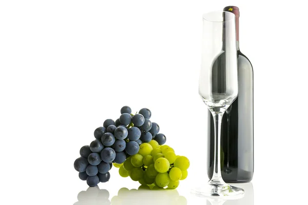 Wine and grapes — Stock Photo, Image