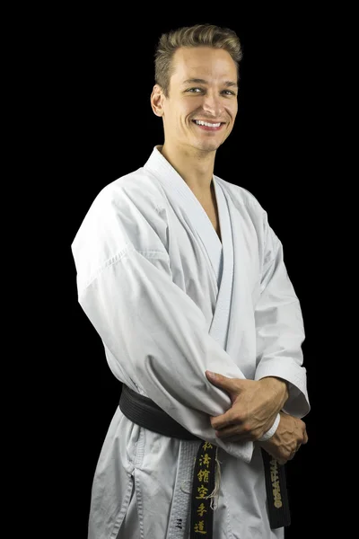 Karate fighter — Stock Photo, Image
