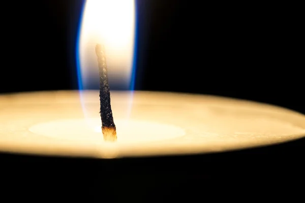 Macro shot di candela — Foto Stock