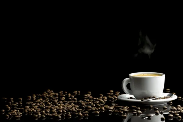 Luxurious coffee setting — Stock Photo, Image